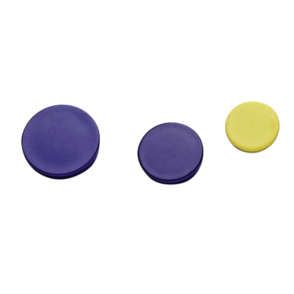 Organisations-Magnet 20 mm Durchmesser gelb