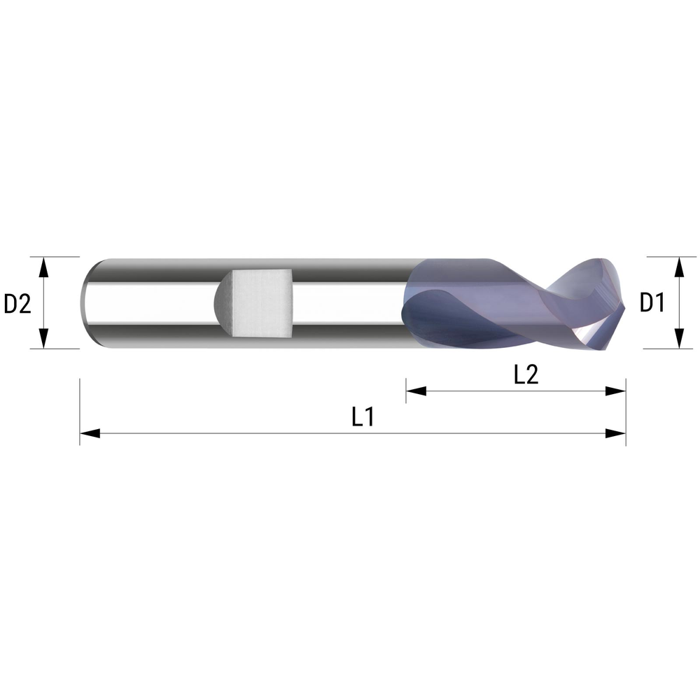 NC-Anbohrer 90° 120° Zentrierbohrer