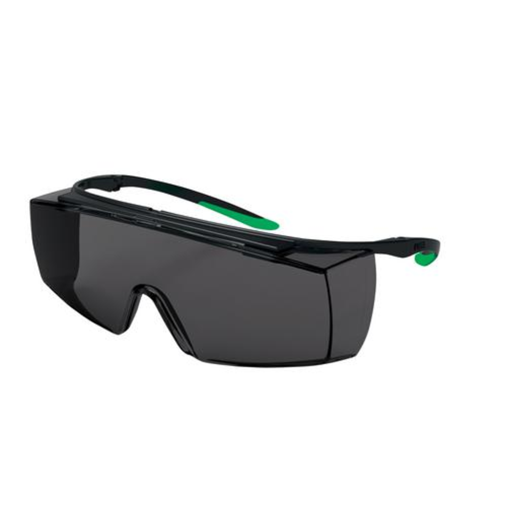 Schweißer-Überbrille 'Super f OTG' Schutzstufe 5 schwarz/grün