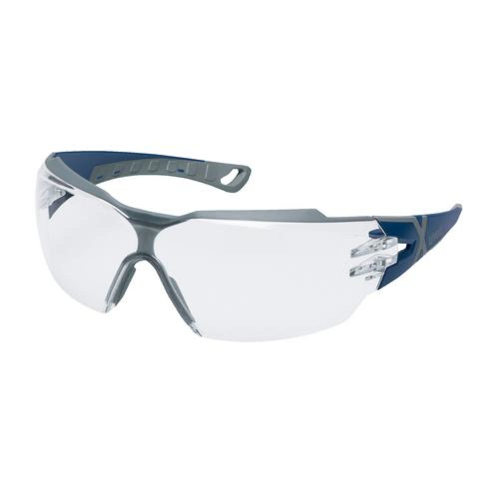 Schutzbrille pheos cx2, blau/grau , farblos