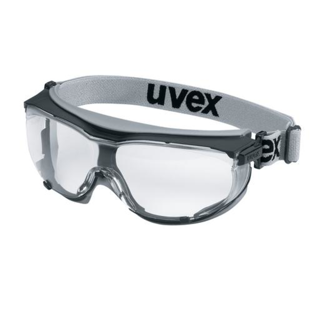 Schutzbrille Carbon-Vision, SV-Extrem, schwarz/grau, farblos