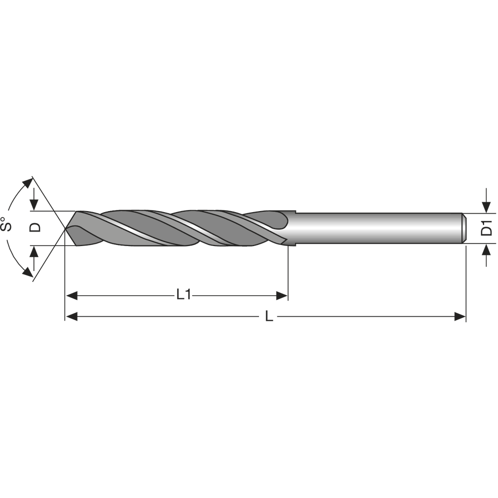 Sourcing Map Spiralbohrer Aus HSS – Reduzierter Schaft Für Präzises Bohren In Metall & Holz