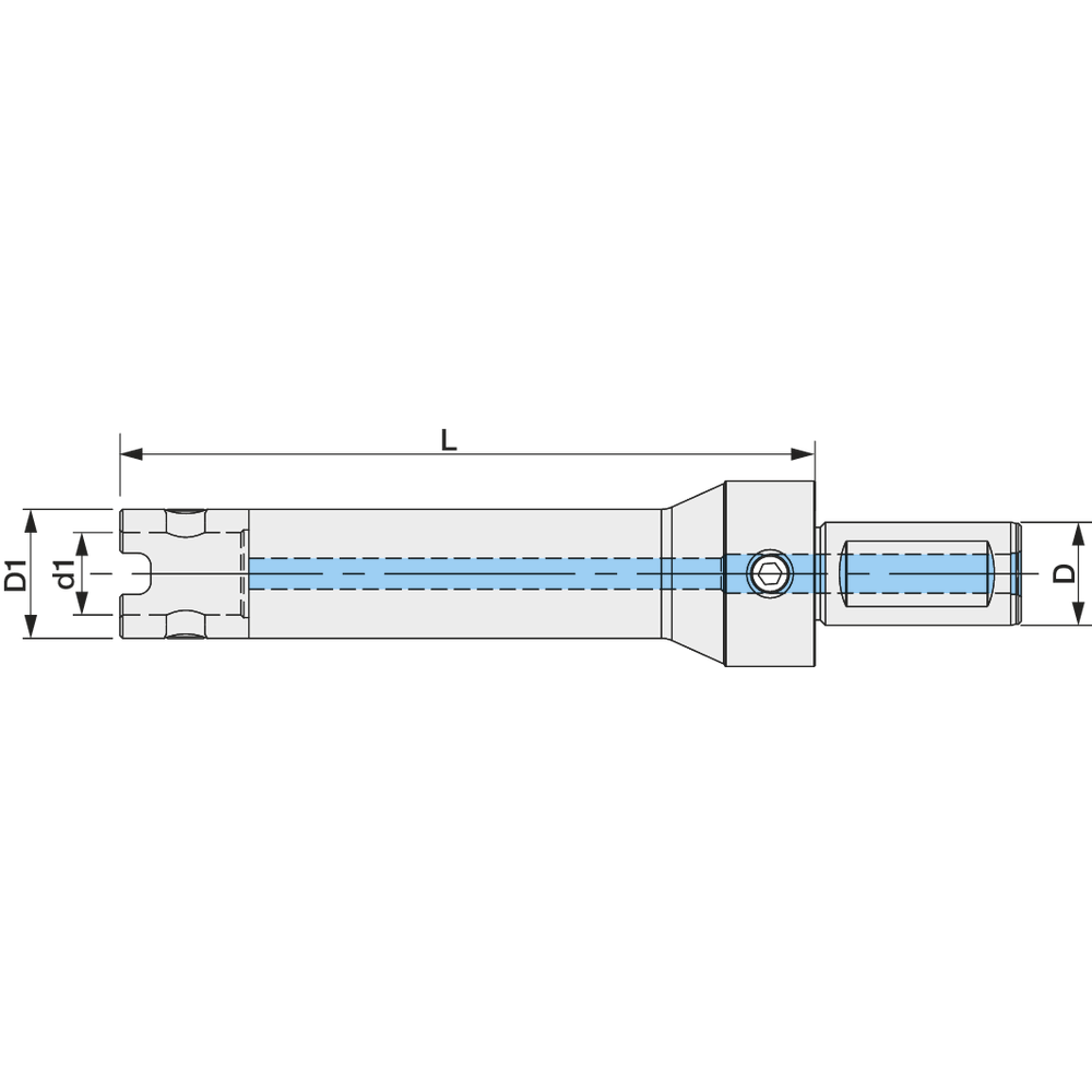 Vortex Driil Aufnahme VORTEX DRILL Weldon-40mm, 32, L=300mm | SARTORIUS Werkzeuge