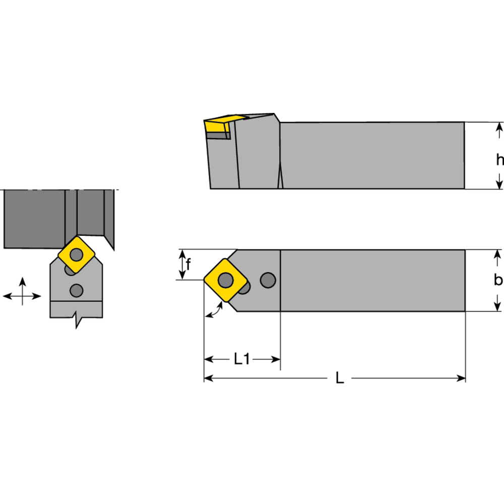 Psdn Outlet Klemmhalter PSDN-N 3232 P12, 45°, für SNM.1204.. | SARTORIUS Werkzeuge