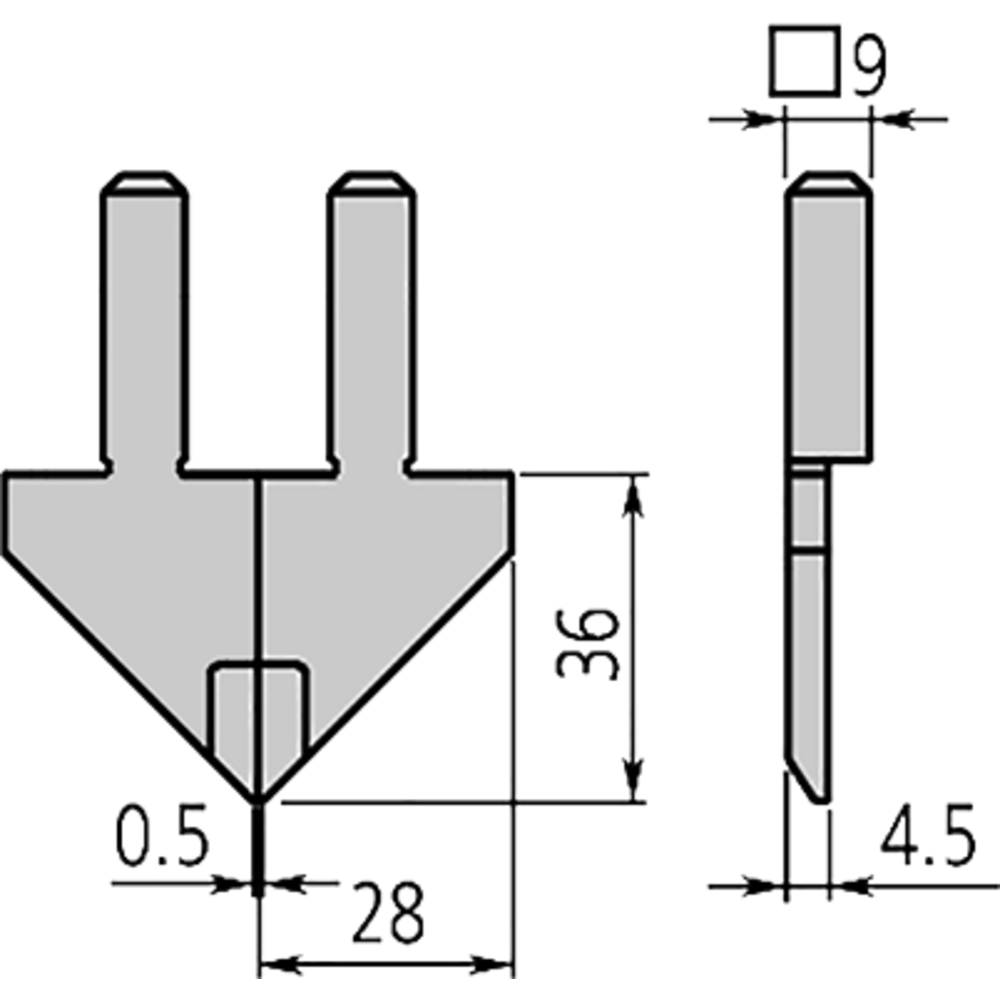 Messerspitze (Paar) für Messschieber Nr. 500717….