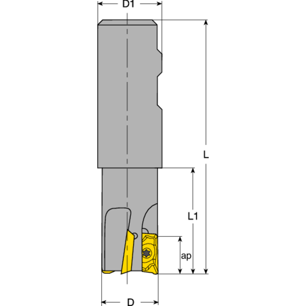Schaftfräser 25mm für SDMT 09T3 - jetzt ZCC Wendeplatten kaufen
