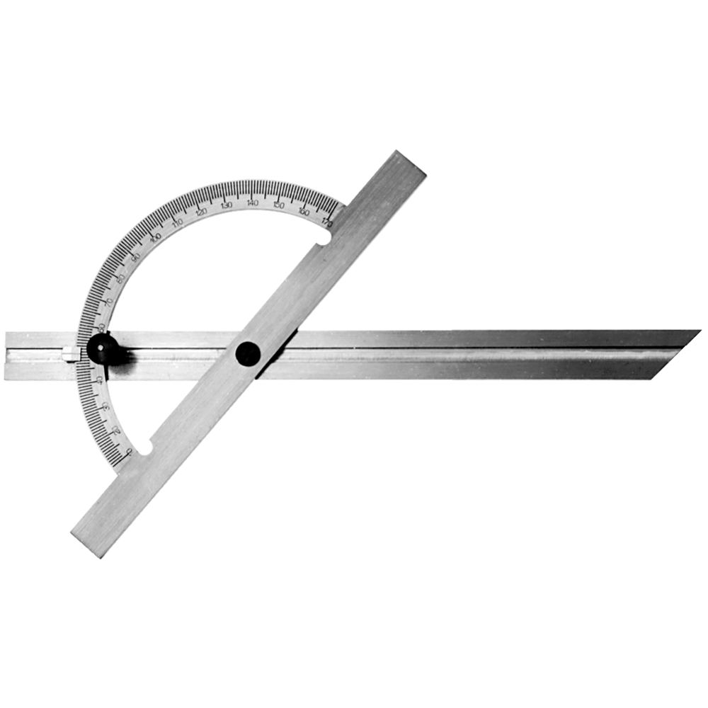 Gradmesser 100x150mm 10-170° (Ablesung-1') Schiene verstellbar