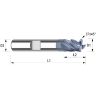 Hochleistungsfräser VHM ø5mm