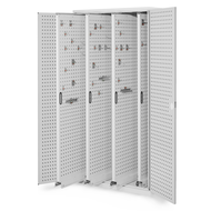 RasterPlan Vertikalschrank Modell 83 1950 x 1000 x 600 mm RAL 7035