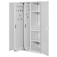 RasterPlan Vertikalschrank Modell 82 1950 x 1000 x 600 mm RAL 7035