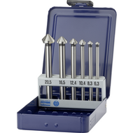 Kegel-und Entgratsenker HSS ähnl. DIN335C 90° (6-tlg.) SL=100mm