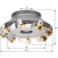 Planfräser 63x22mm, für 6 x SN.X1206