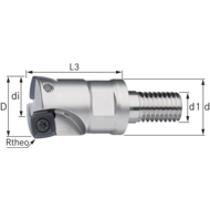 Hochvorschub Einschraubfräser 32mm für 3 x XCN..09