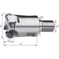 Einschraubfräser 20mm/M10, für 2 x RD..1003MO., IK