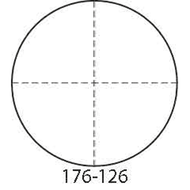 Strichplatte (Fadenkreuz) für Messmikroskop TM-500