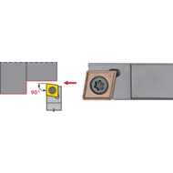 Klemmhalter SCAC-L 0808 X06-A, 90°, für CC..0602..