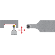 Klemmhalter SRDC-N 1616 H08, Anstellwinkel 90°, für Drehplatten RC.T 0803..