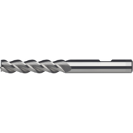 Langlochfräser VHM 7mm, extra lang, Schaft HB, unbeschichtet