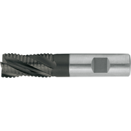 Schrupp-Schlichtfräser HSS-E PM DIN844NF 6mm Z=4 kurz TiAlN