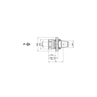 Adapter 25, Spannzangenaufnahme Standard DIN6499 UM/ER25 (430E) PRECI-FLEX