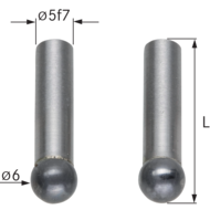 Messtaster Kugel 6mm, kurz L=23mm, für Universalmessgerät UNICHECK