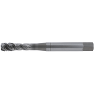 Maschinen-Gewindebohrer HSS-E V3 CC-SFT DIN371C 45°, M2 6HX Grundloch CrN