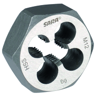 Sechskant-Schneideisen HSS DIN382 M10