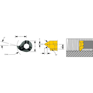 Schneideinsatz LS11.1020.02 Vollprofil 2,0mm/Dmin=11mm AL41F