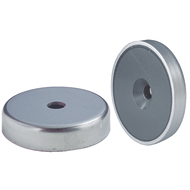 Flachtopf-Magnet 16mm mit Bohrung