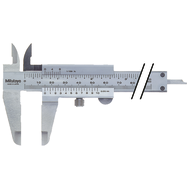 Messschieber 150mm (1/128''x0,05mm) Feststellschraube unten