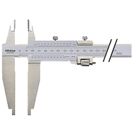 Werkstatt-Messschieber 500mm (0,02mm) mit Messerspitzen, mit Feineinstellung