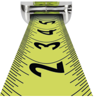 Bandmaß 5m EG-KlasseII Bandbreite 27mm, Typ Powerblade II