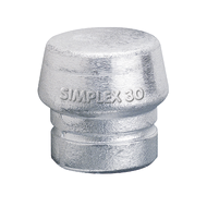 Einsatz SIMPLEX für Kopf-40mm Weichmetall, silber, hart