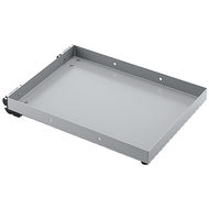 Tablar MINI (0/45°) Innenmaße LxBxH 110x170x30mm RAL9006 inkl. Sockeln