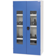 CNC-Vitrinenschrank 04.2118.00A VDI30 BxTxH: 980x500x1838mm RAL7035/5012