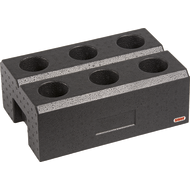 CNC-Werkzeugträger aus Schaumstoff SK50 für 6 Aufnahmen