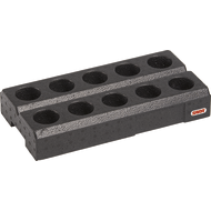 CNC-Werkzeugträger aus Schaumstoff HSK 63 für 10 Aufnahmen