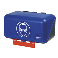 Sicherheitsbox für 1 Schutzbrille, BxHxT: 236x120x120mm, blau