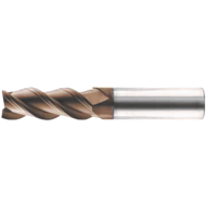 Schaftfräser VHM 45° 1mm (3-Schn.) Schaft-ø4mm NANO 600 TiSiN