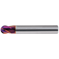 Radiusfräser VHM kurz ø 1x1,5x3,5x57mm Z=4 HA RockTec PRO