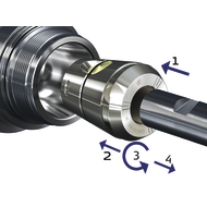 Keilspannzange 4726E 16,00 RD GERC40-WD, abgedichtet