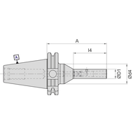 WMCH/D14-90/SK40 Micro-Spannzangenhalter
