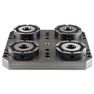 Nullpunktspannsystem 4 Spanntöpfe (H=72mm)