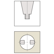 Werkstatt-Messschieber 450mm (0,02mm) ohne Messerspitzen, mit Feineinstellung