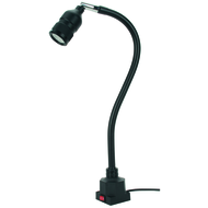 Maschinen-Werkbankleuchte 'Tellus' 500mm, LED 3,3W, mit Kopfgelenk, IP20