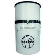 Ölnebelfilter FX 6002 / Serie 2 RAL7035 mit hocheffizientem Nachfilter
