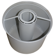 Spänekorb 30 Liter, ø 3 mm Lochung und Schwimmer-Führung
