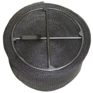 Drahtgestrick (Typ 600) ø 200 x 100 mm aus Edelstahl 1.4301