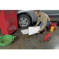 Saugmatte MAT 460, 'Oil-Only Medium-Weight' (weiss) 38cmx51m (125 Matten)