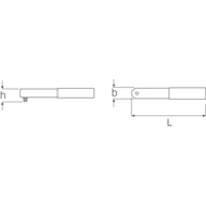 Drehmoment-Schlüssel MANOSKOP® 755R/1, 1,5-12,5Nm, eingebaute Knarre 1/4'